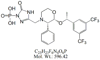 Fosaprepitant Desfluoro Impurity